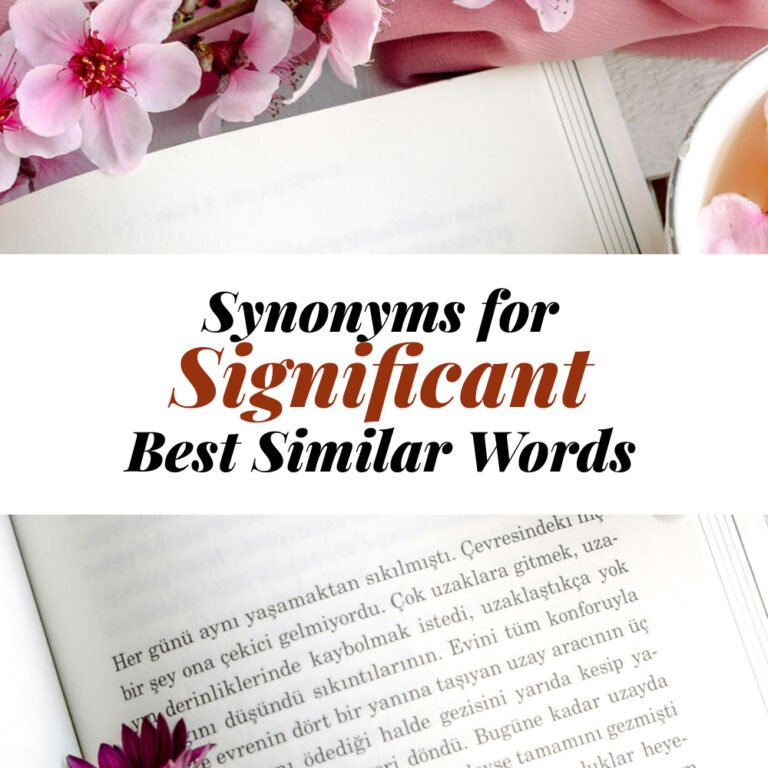 Significant Synonyms