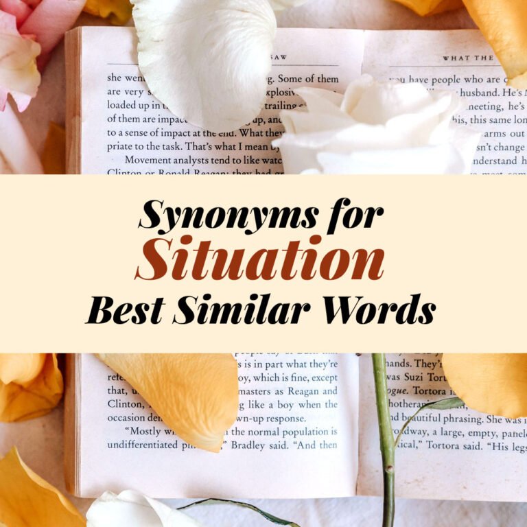 Situation Synonyms