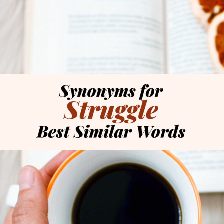 Struggle Synonyms