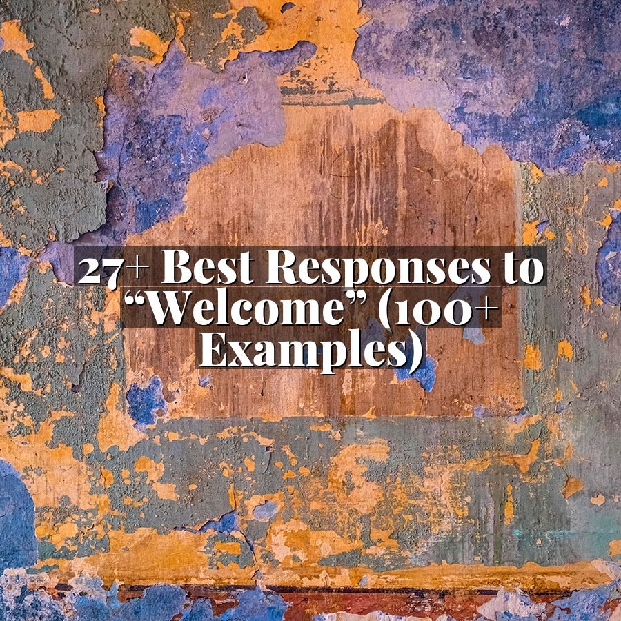 27+ Best Responses to “Welcome” (100+ Examples)