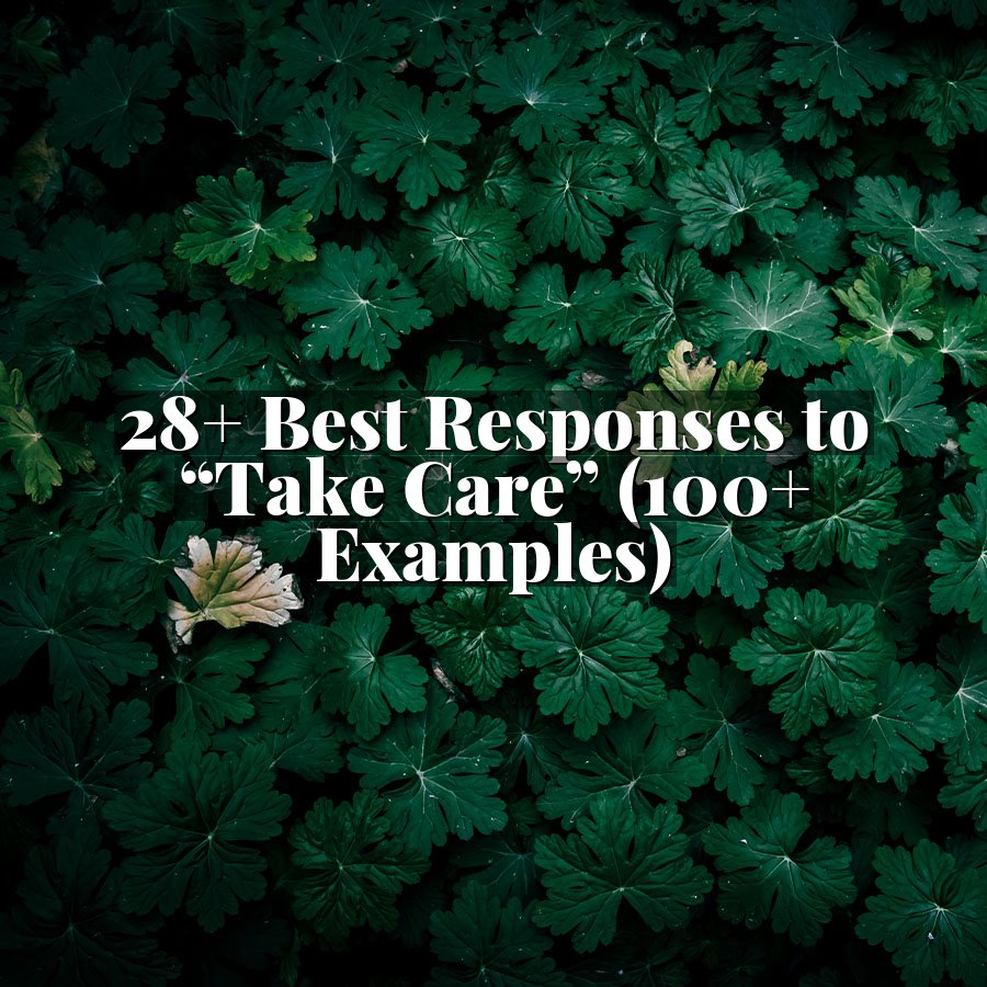 28+ Best Responses to “Take Care” (100+ Examples)