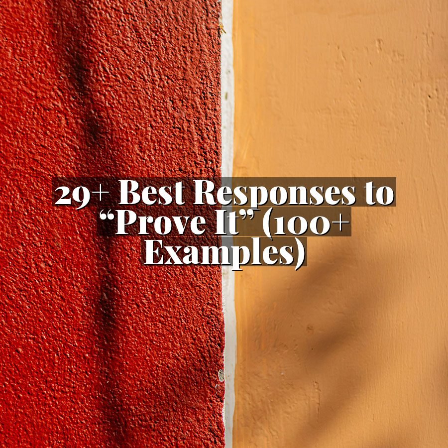29+ Best Responses to “Prove It” (100+ Examples)
