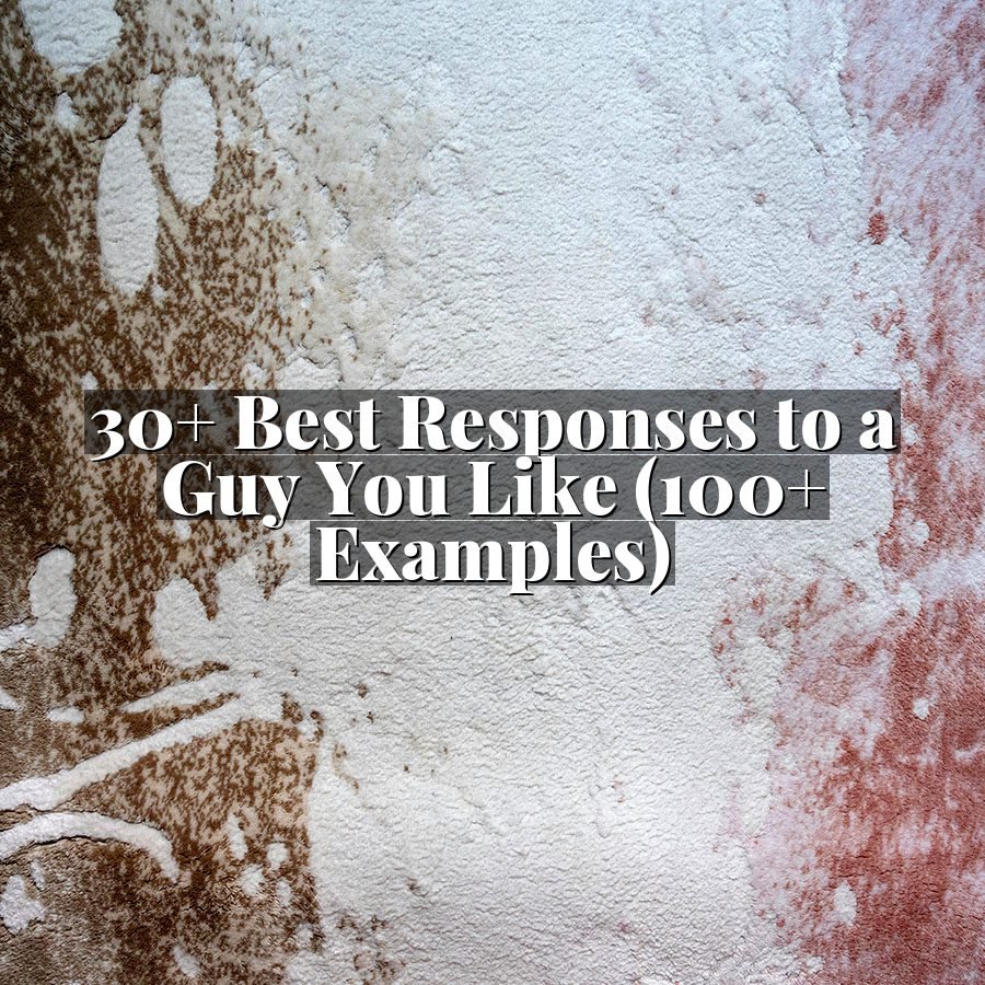 30+ Best Responses to a Guy You Like (100+ Examples)