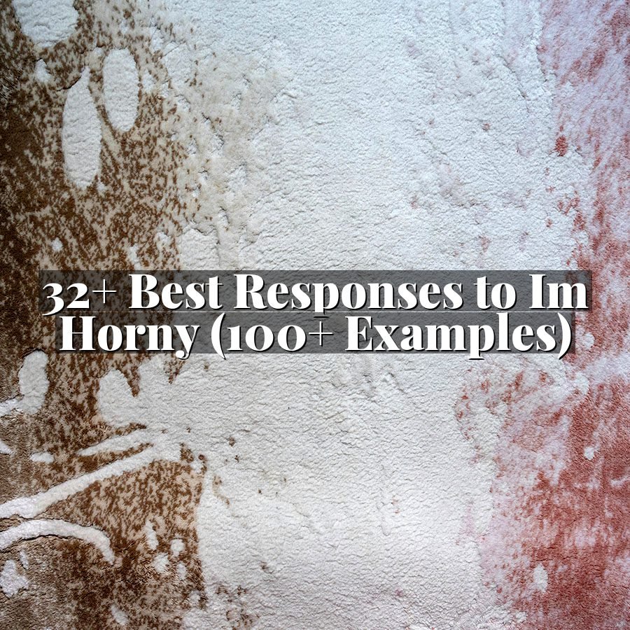 32+ Best Responses to Im Horny (100+ Examples)