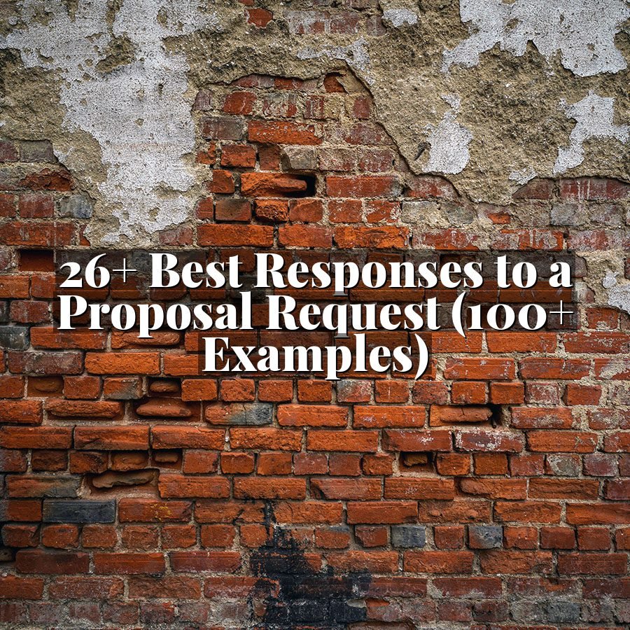 26+ Best Responses to a Proposal Request (100+ Examples)