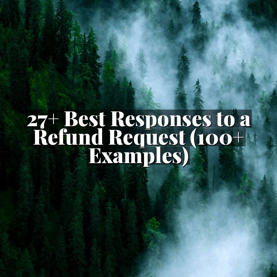 27+ Best Responses to a Refund Request (100+ Examples)