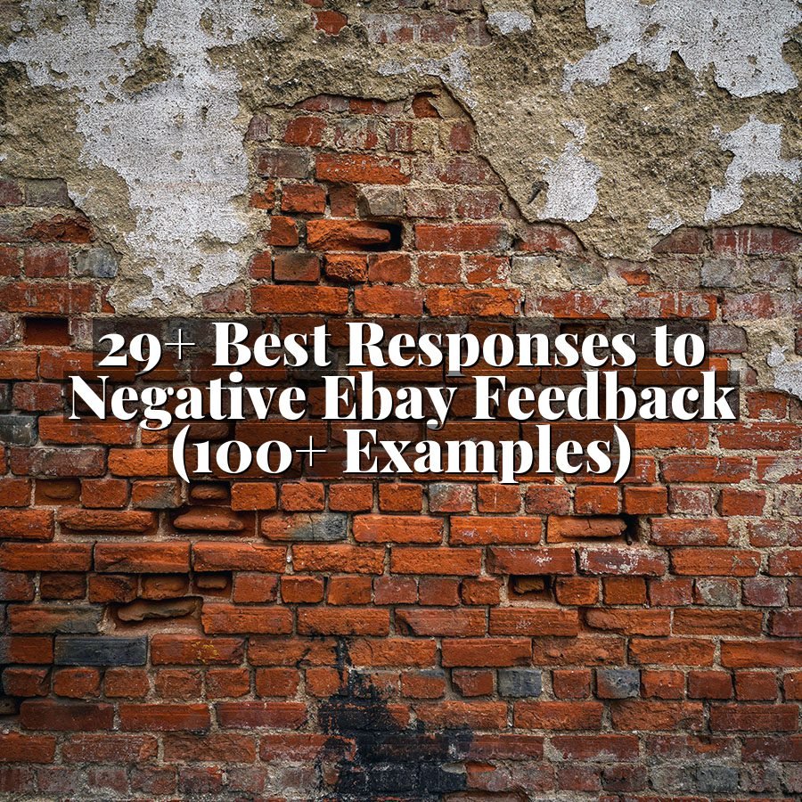 29+ Best Responses to Negative Ebay Feedback (100+ Examples)