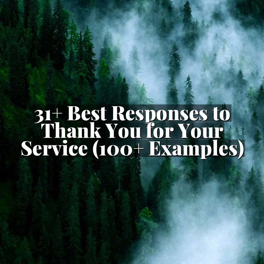 31+ Best Responses to Thank You for Your Service (100+ Examples)