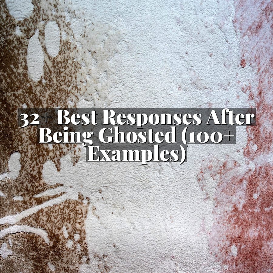 32+ Best Responses After Being Ghosted (100+ Examples)