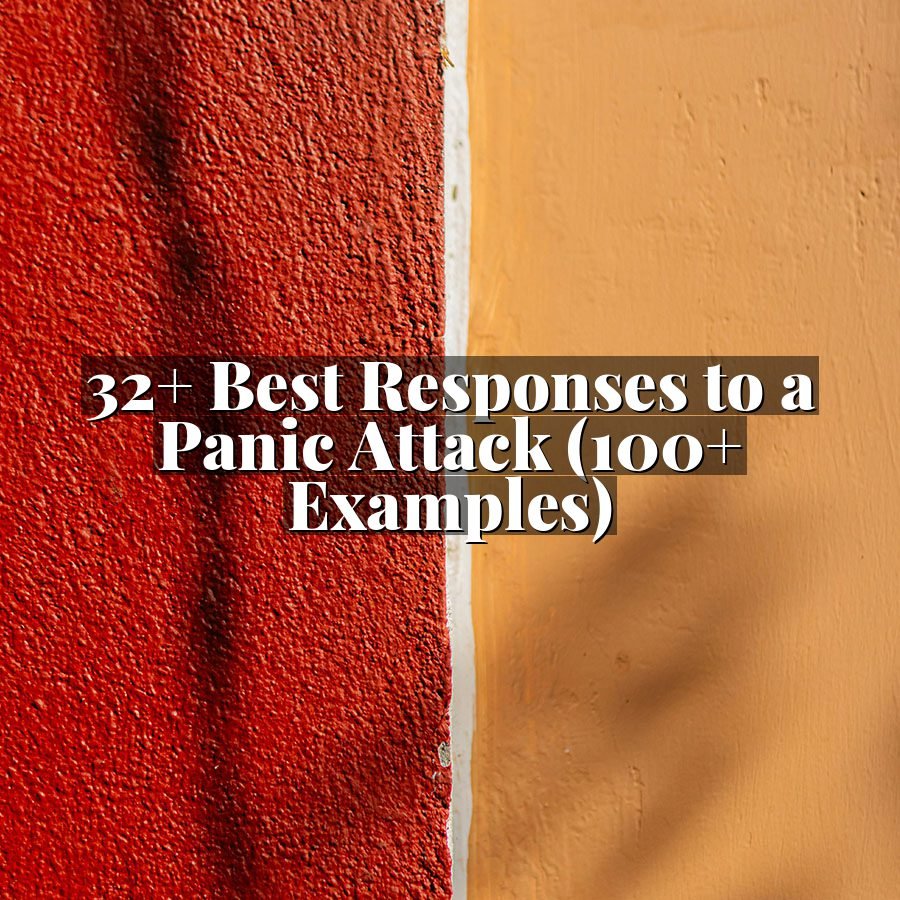 32+ Best Responses to a Panic Attack (100+ Examples)